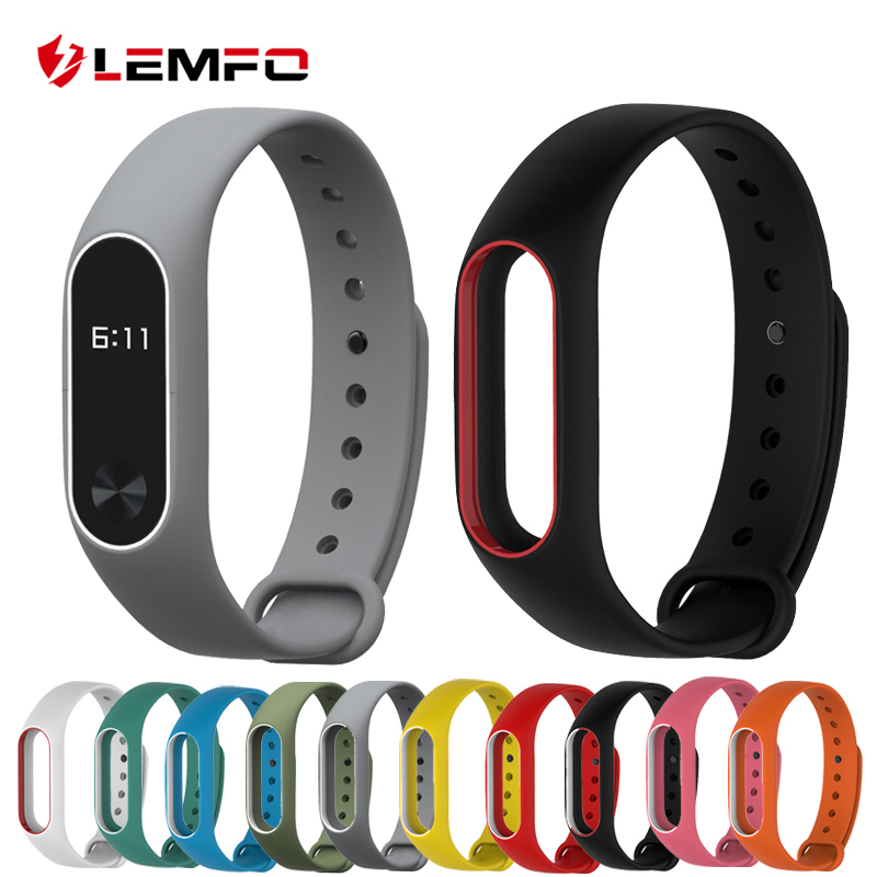 Colorful Silicone Wrist Strap Bracelet Double Color Replacement Watchband For Miband 2 Xiaomi Mi Band 2 Wristbands Mediamass Shop